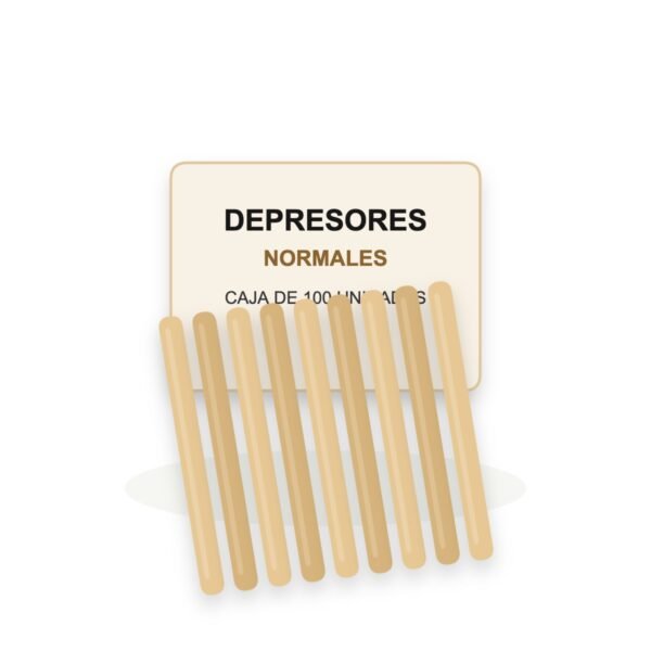 Depresores normales caja de 100 unidades - Nilmax Tattoo Supply